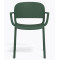Пластиковий стілець Pedrali Dome 265/VE Зелений-1-thumb