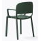 Пластиковий стілець Pedrali Dome 265/VE Зелений-3-thumb