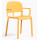 Пластиковый стул Pedrali Dome 265/GI Желтый