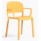 Пластиковий стілець Pedrali Dome 265/GI Жовтий-0-thumb