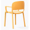 Пластиковий стілець Pedrali Dome 265/GI Жовтий-9-thumb