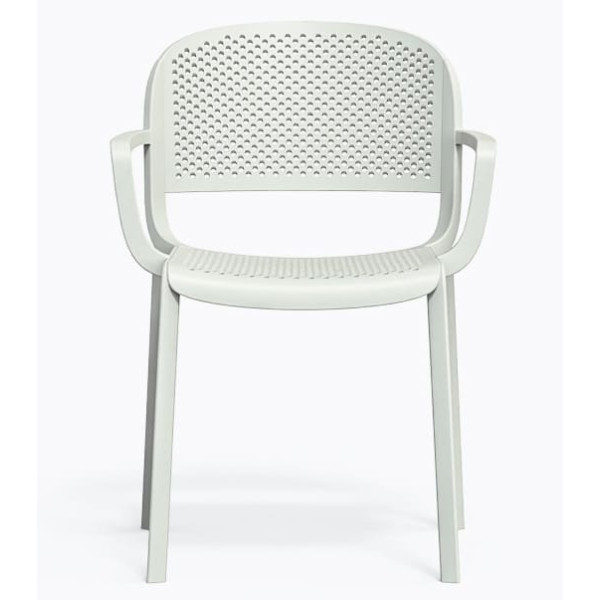 Пластиковый стул Pedrali Dome 266/BI Белый-1