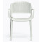 Пластиковый стул Pedrali Dome 266/BI Белый-1-thumb