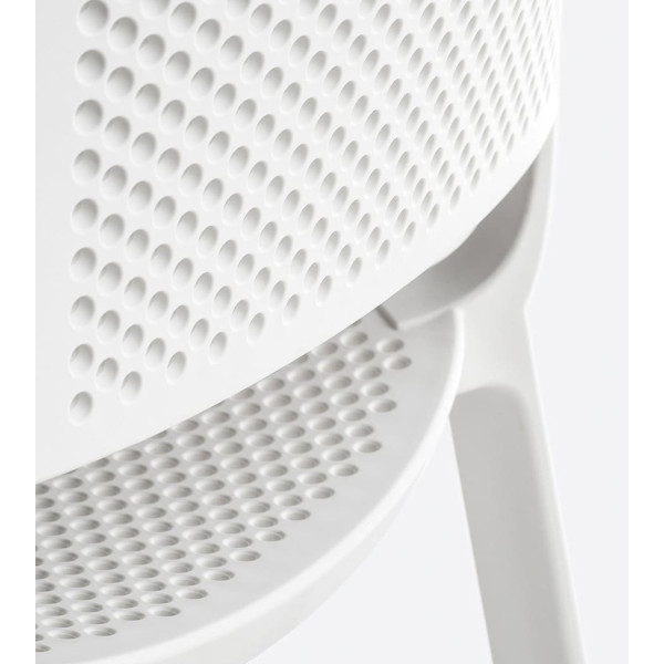 Пластиковый стул Pedrali Dome 266/BI Белый-6