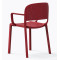 Пластиковий стілець Pedrali Dome 266/RO Червоний-3-thumb