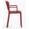Пластиковий стілець Pedrali Dome 266/RO Червоний-2-thumb
