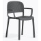 Пластиковий стілець Pedrali Dome 266/GA Сірий-0-thumb