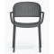 Пластиковий стілець Pedrali Dome 266/GA Сірий-1-thumb