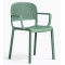 Пластиковий стілець Pedrali Dome 266/VE2 Зелений-0-thumb