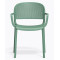 Пластиковий стілець Pedrali Dome 266/VE2 Зелений-1-thumb