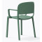 Пластиковий стілець Pedrali Dome 266/VE2 Зелений-3-thumb