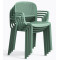 Пластиковий стілець Pedrali Dome 266/VE2 Зелений-4-thumb