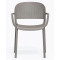 Пластиковий стілець Pedrali Dome 266/BE Сірий-1-thumb