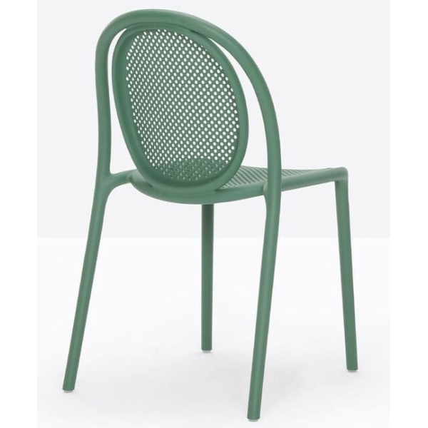 Пластиковый стул Pedrali REMIND 3730/VE Зеленый-3
