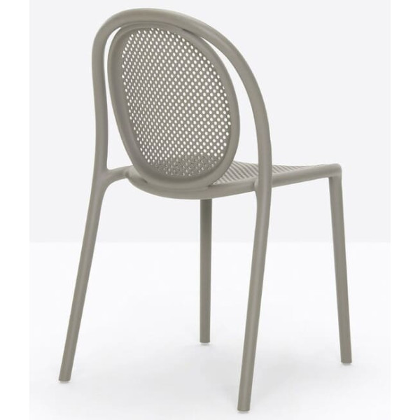 Пластиковий стілець Pedrali REMIND 3730/SA Сірий-2