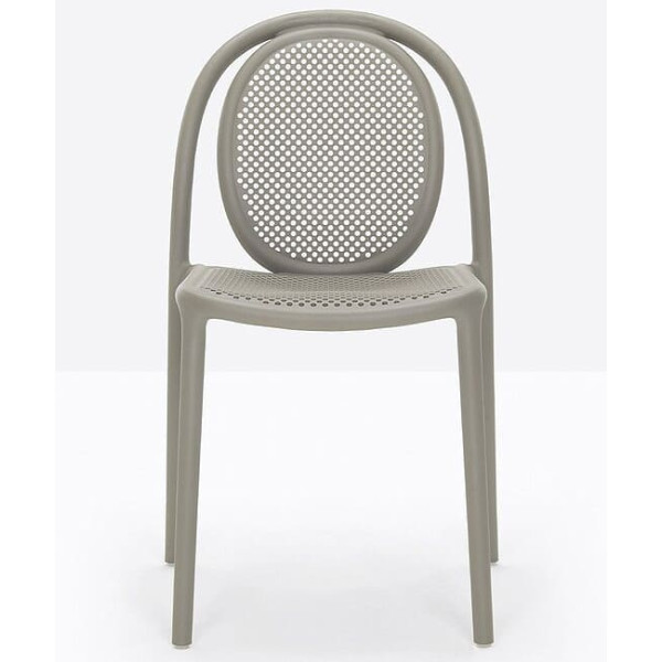 Пластиковий стілець Pedrali REMIND 3730/SA Сірий-0