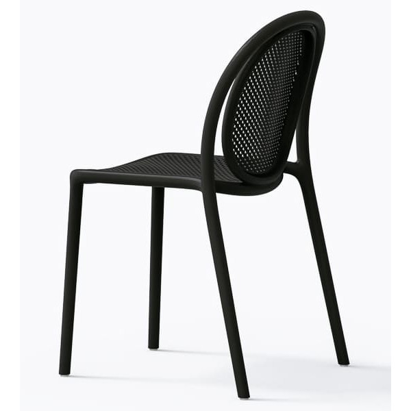 Пластиковий стілець Pedrali REMIND 3730/NE Чорний-7