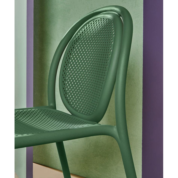 Пластиковый стул Pedrali REMIND 3730/VE Зеленый-11