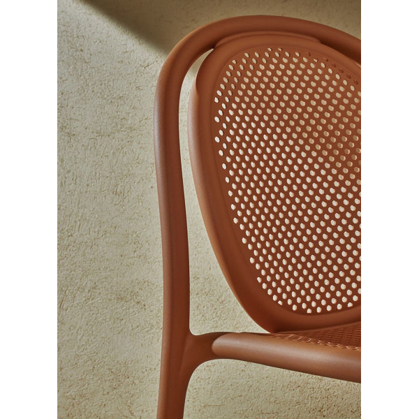 Пластиковый стул Pedrali REMIND 3730/TE Оранжевый-4