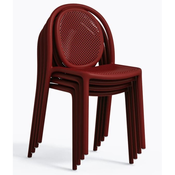 Пластиковый стул Pedrali REMIND 3730/RO Красный-11