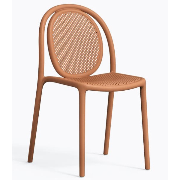 Пластиковый стул Pedrali REMIND 3730/TE Оранжевый-3