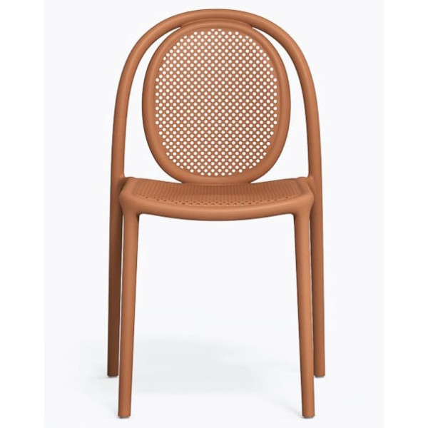 Пластиковый стул Pedrali REMIND 3730/TE Оранжевый-0