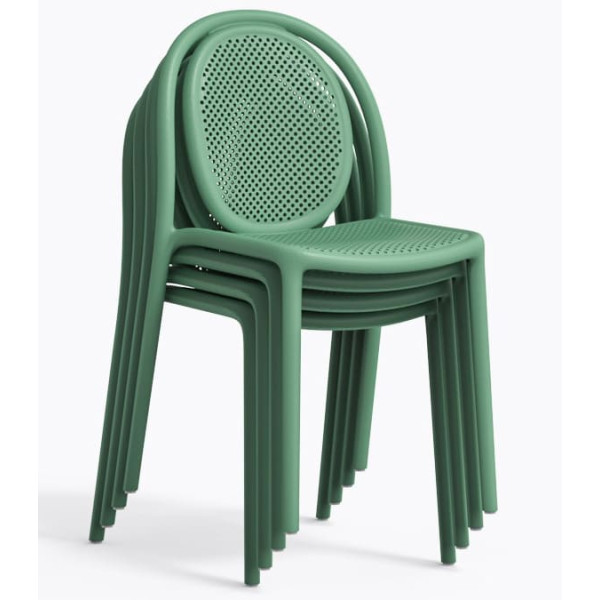 Пластиковый стул Pedrali REMIND 3730/VE Зеленый-8