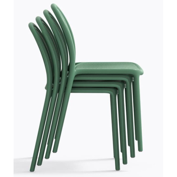 Пластиковый стул Pedrali REMIND 3730/VE Зеленый-9