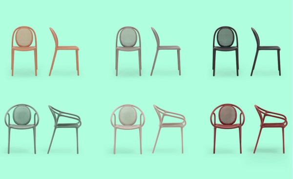 Пластиковый стул Pedrali REMIND 3730/VE Зеленый-13