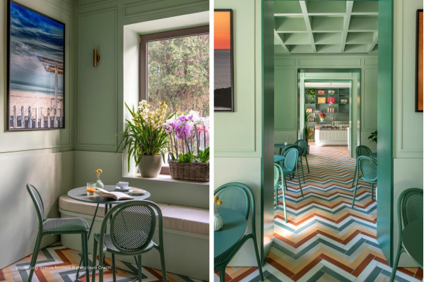 Пластиковый стул Pedrali REMIND 3730/VE Зеленый-3