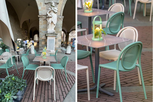 Пластиковый стул Pedrali REMIND 3730/VE Зеленый-12