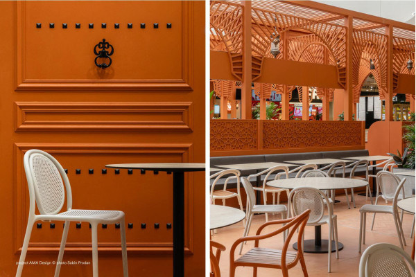 Пластиковий стілець Pedrali REMIND 3730/BE Бежевий-8