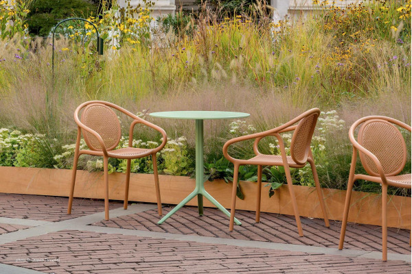 Пластиковый стул Pedrali REMIND 3735/TE Оранжевый-6