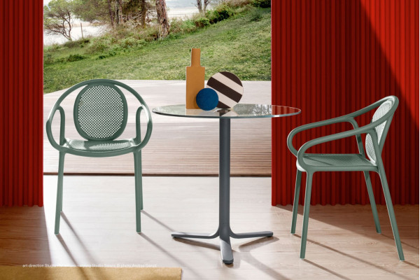 Пластиковый стул Pedrali REMIND 3735/VE Зеленый-10