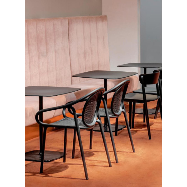 Пластиковый стул Pedrali REMIND 3735/NE Черный-10