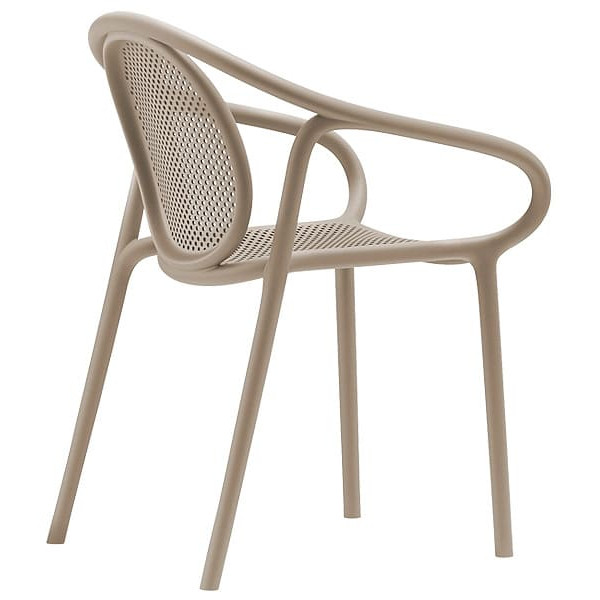Пластиковий стілець Pedrali REMIND 3735/SA Бежевий-2