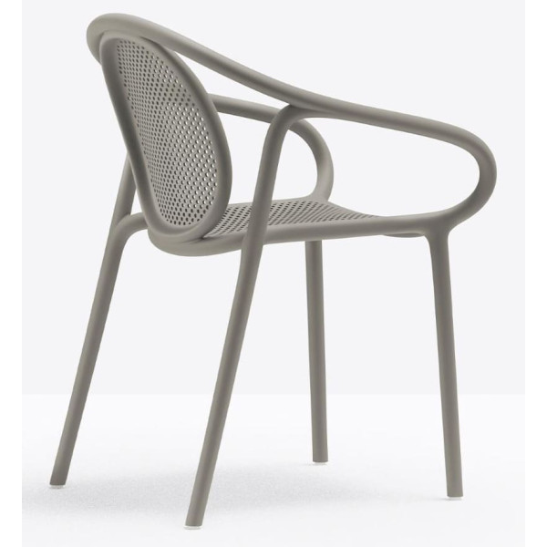 Пластиковый стул Pedrali REMIND 3735/SA Серый-3