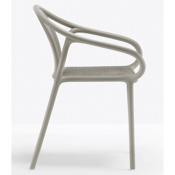 Пластиковый стул Pedrali REMIND 3735/SA Серый-2