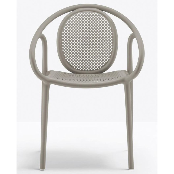 Пластиковый стул Pedrali REMIND 3735/SA Серый-0