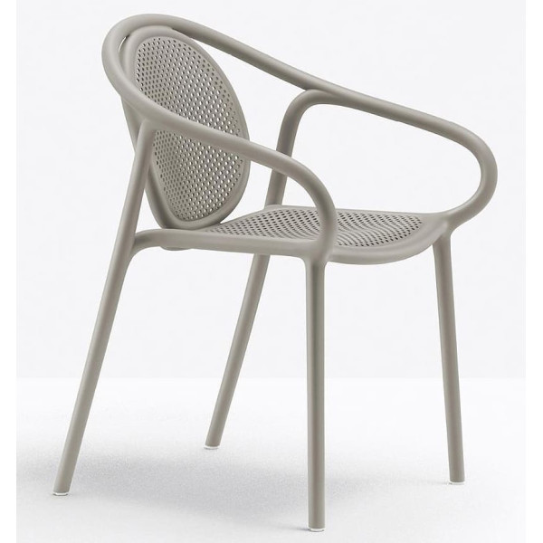 Пластиковый стул Pedrali REMIND 3735/SA Серый-1