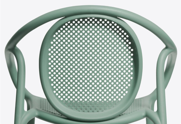 Пластиковый стул Pedrali REMIND 3735/VE Зеленый-3