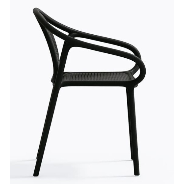 Пластиковый стул Pedrali REMIND 3735/NE Черный-5