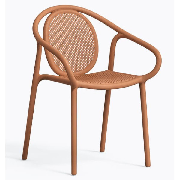 Пластиковый стул Pedrali REMIND 3735/TE Оранжевый-1