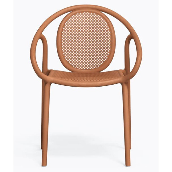 Пластиковый стул Pedrali REMIND 3735/TE Оранжевый-0