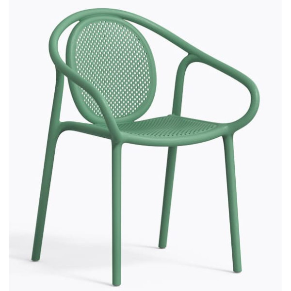 Пластиковый стул Pedrali REMIND 3735/VE Зеленый-4