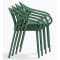 Пластиковый стул Pedrali REMIND 3735/VE Зеленый-9-thumb