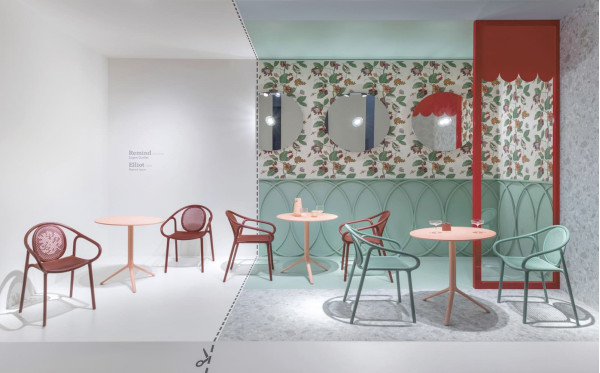 Пластиковий стілець Pedrali REMIND 3735/RO Червоний-12