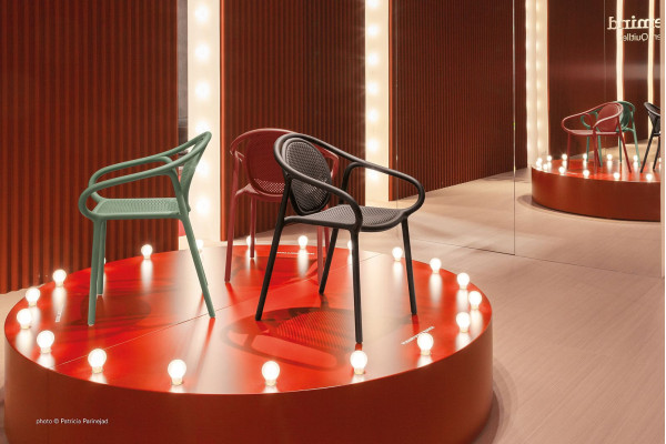 Пластиковий стілець Pedrali REMIND 3735/RO Червоний-19