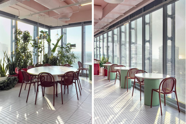 Пластиковий стілець Pedrali REMIND 3735/RO Червоний-9