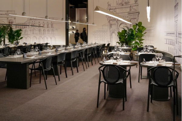 Пластиковий стілець Pedrali REMIND 3735/NE Чорний-12